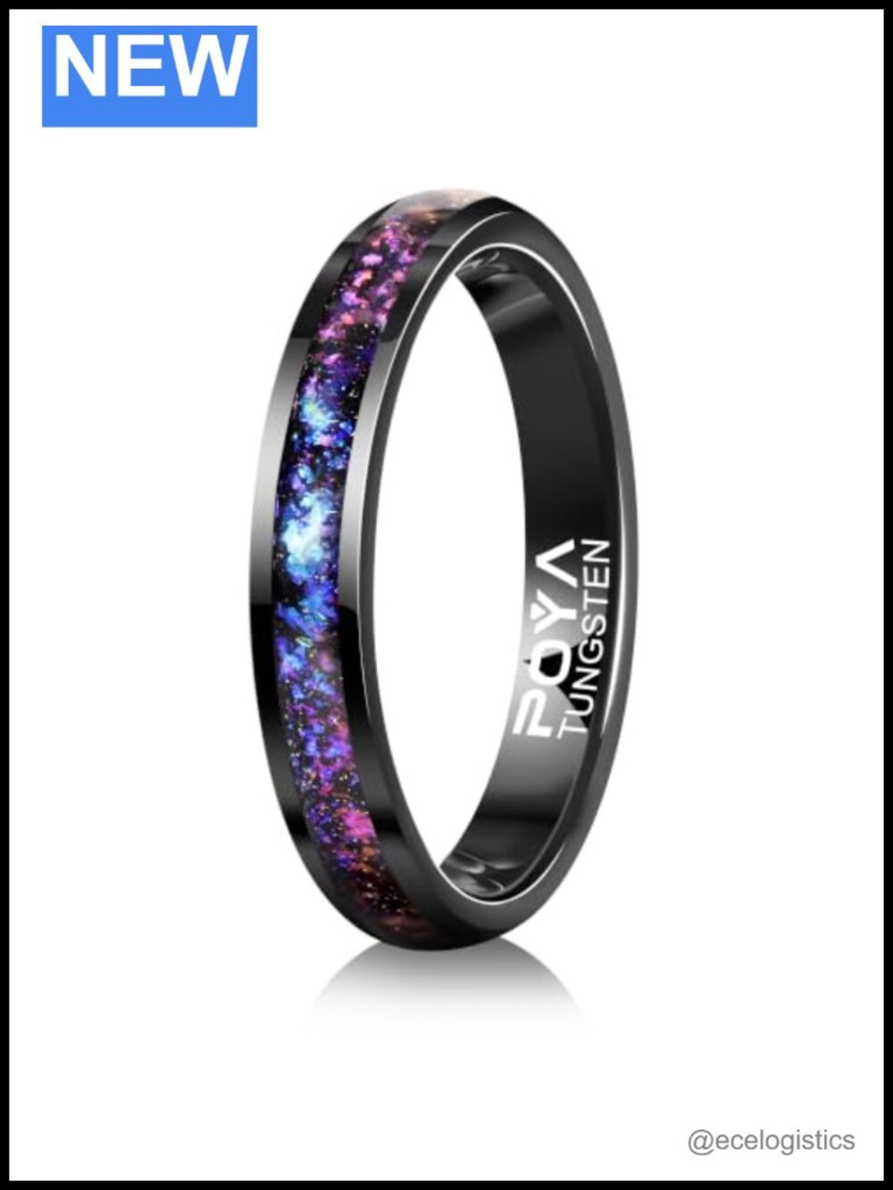 Tungsten Carbide Wedding Band Ring Men's Comfort Fit Polished Finish